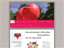 Tablet Screenshot of cvjm-nordhorn.de